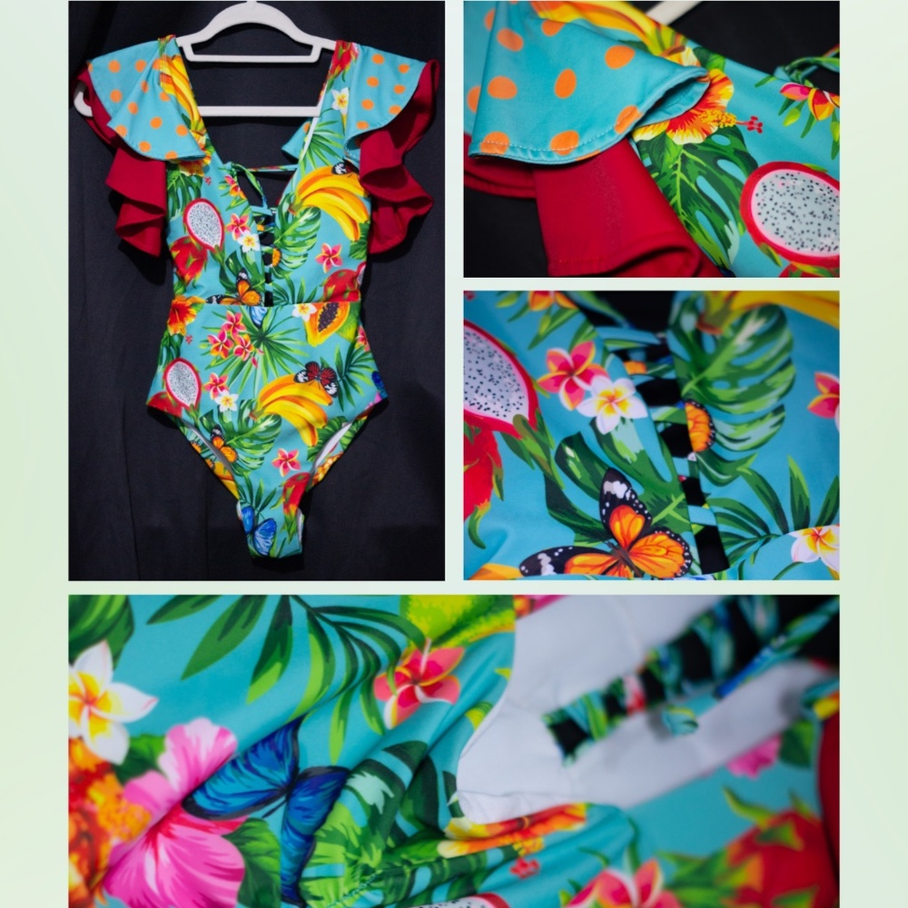 Tropical Swimming Suit